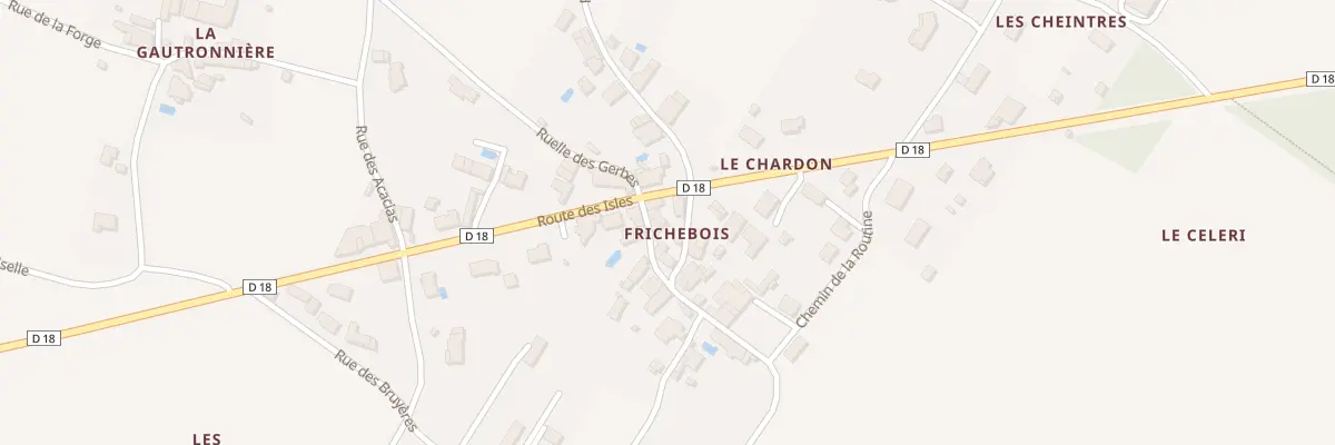 Plan du 21 Rte des Isles à Geay