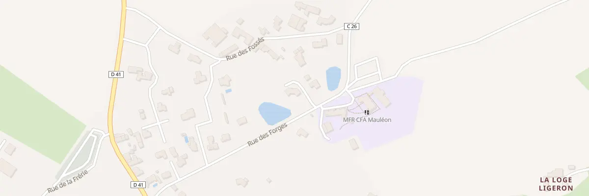 Plan du 21 Rue des Forges à Mauléon