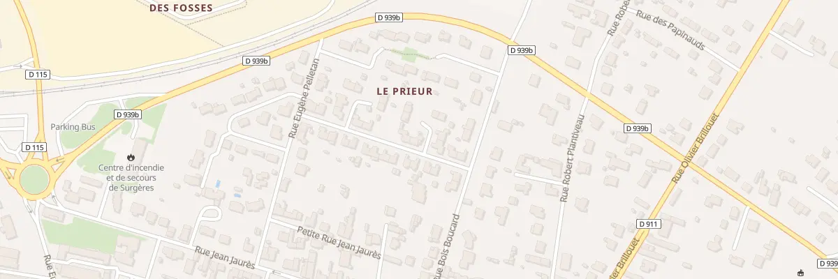 Plan du 15 Rue Bois Fontaine à Surgères