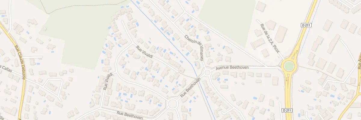 Plan du 86 Rue Vivaldi à Saint-Médard-en-Jalles