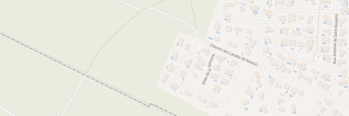 Plan du 5 All de la Bourdaine à Saint-Aubin-de-Médoc