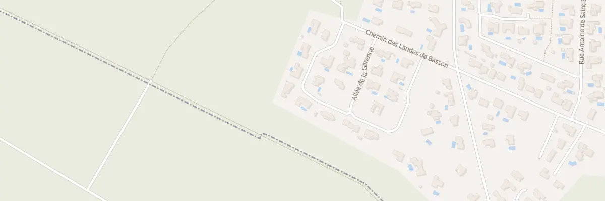 Plan du 11 All de la Bourdaine à Saint-Aubin-de-Médoc