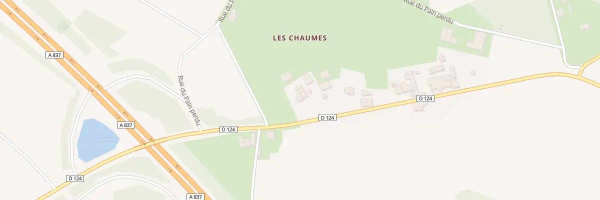 Plan du 2 Les Chaumes à Bords