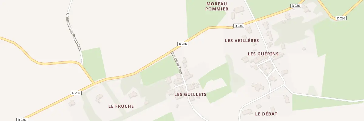 Plan du 3 Rue de la Tour à Nieul-lès-Saintes