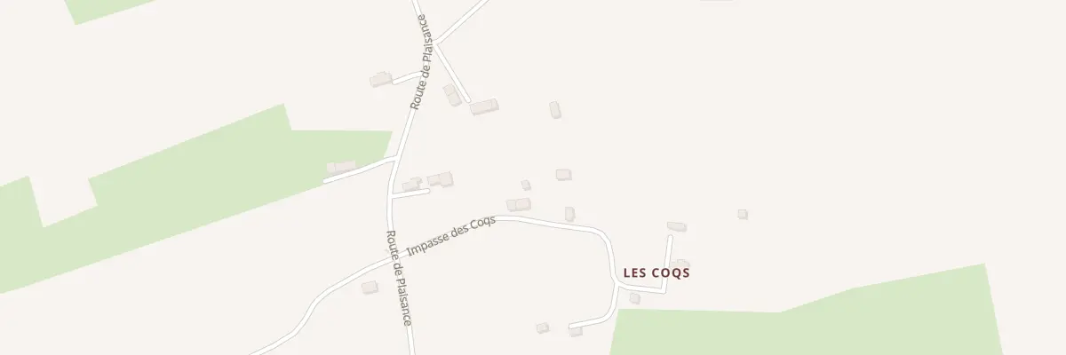 Plan du 3 Imp des Coqs - Presles à Valdallière