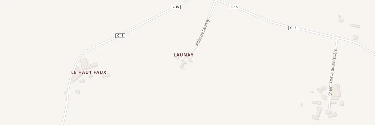 Plan du 175 All de Launay à Lonlay-l’Abbaye