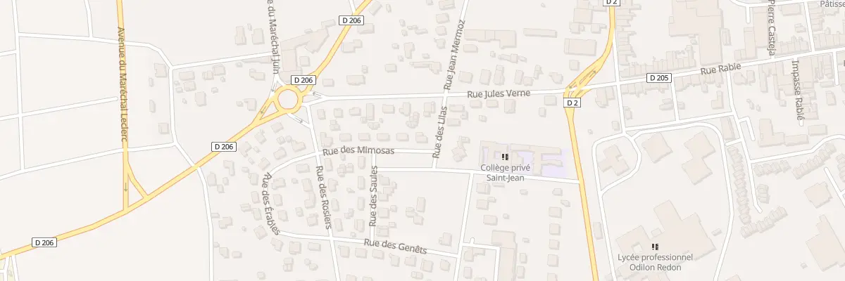 Plan du 1 Rue des Lilas à Pauillac