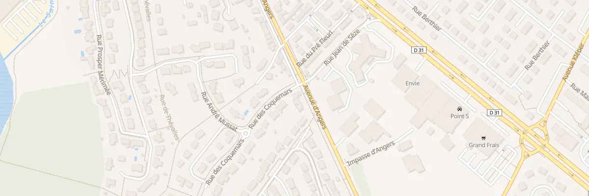 Plan du 72 Av d’Angers à Laval