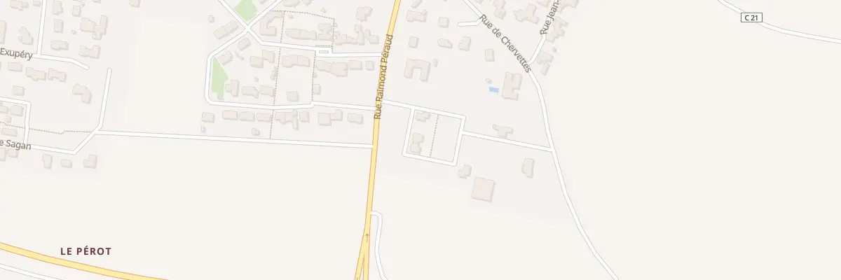 Plan du 6 Rue Simone Veil à Surgères