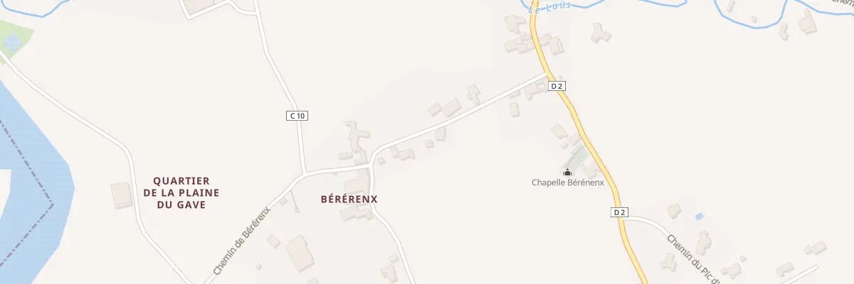 Plan du 3 Che de Bererenx à Navarrenx