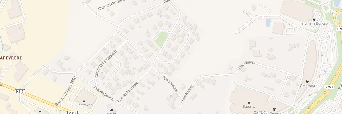 Plan du 1 Rue du Somport à Orthez