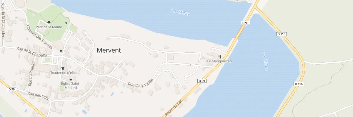 Plan du 59 Rue de la vallée à Mervent