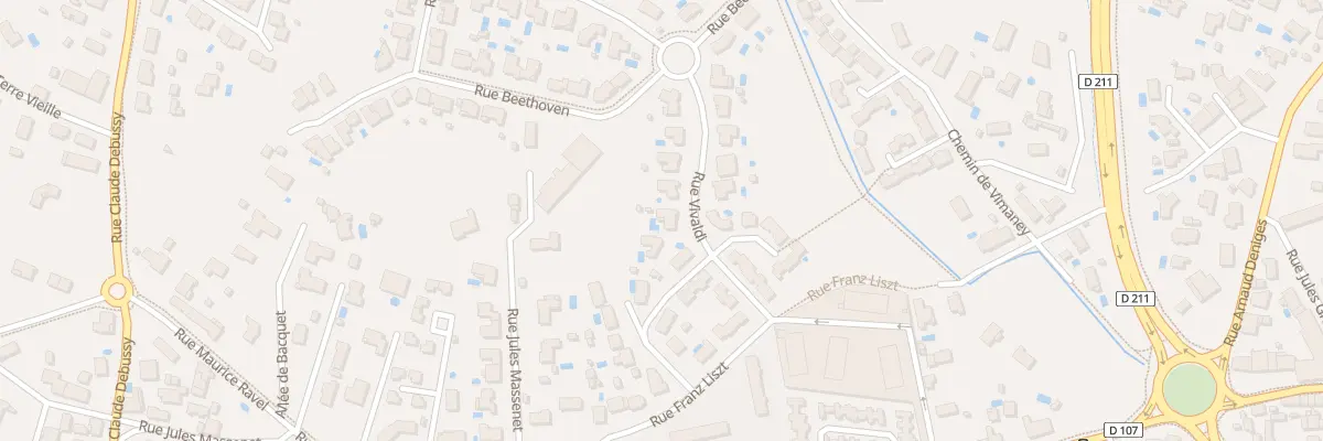 Plan du 10 Rue Vivaldi à Saint-Médard-en-Jalles