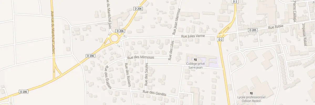 Plan du 3 Rue des Mimosas à Pauillac