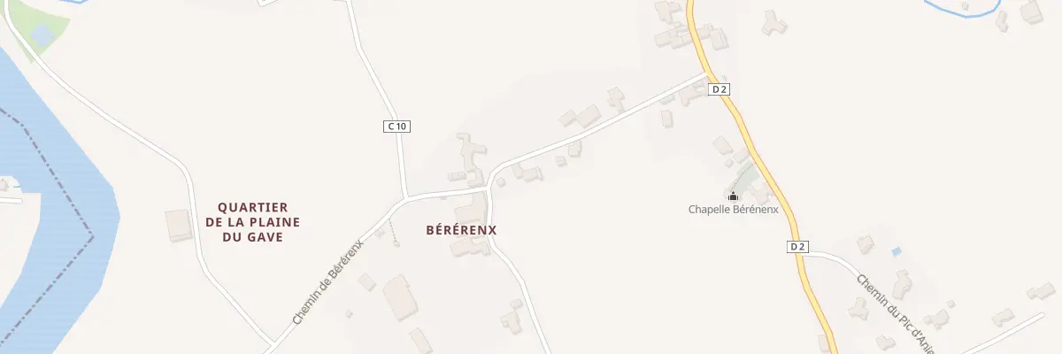 Plan du 5 Che de Bererenx à Navarrenx
