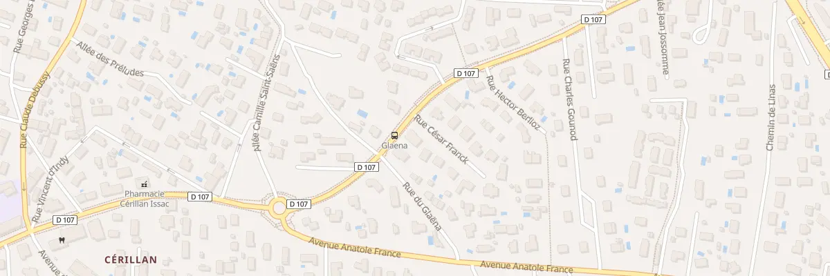Plan du 1 Rue César Franck à Saint-Médard-en-Jalles