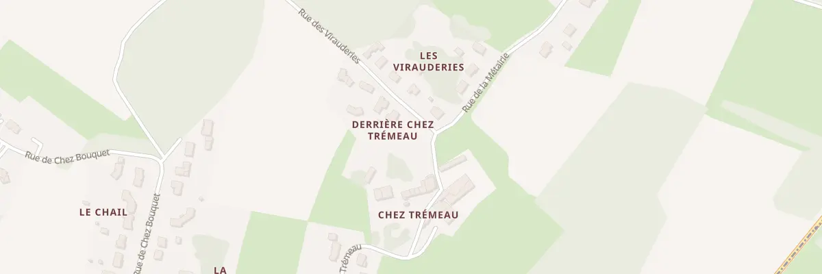Plan du 28 Rue des Virauderies à Luchat