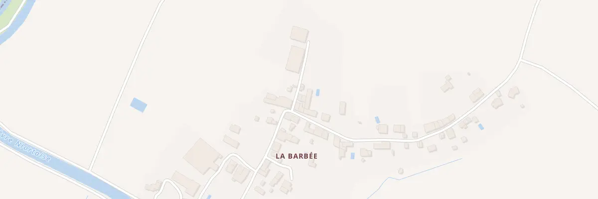 Plan du 5060 La Barbée à Damvix