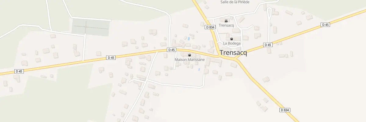 Plan du 96C Bourg à Trensacq