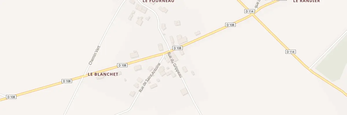 Plan du 21 Rue du Grippeau à Saint-Georges-du-Bois