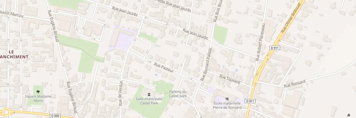 Plan du 14 Rue Pasteur à Surgères