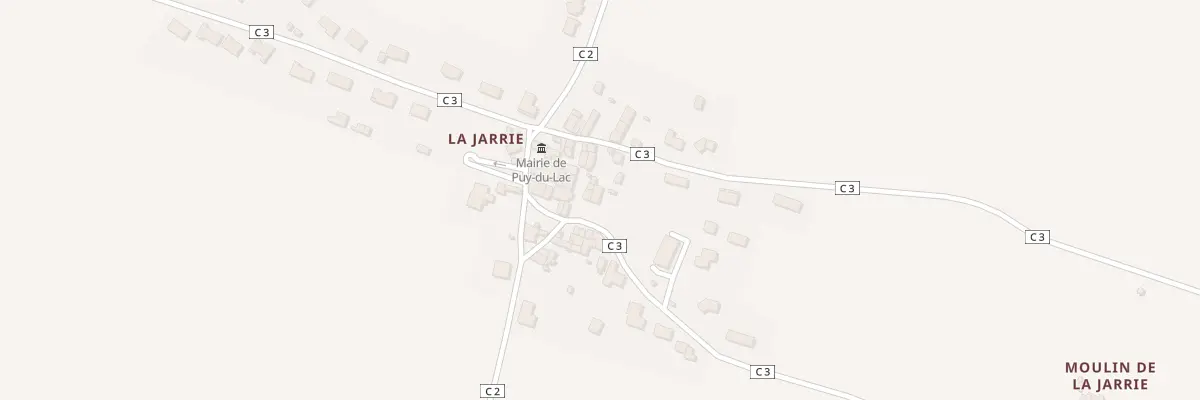 Plan du 45 La Jarrie à Puy-du-Lac
