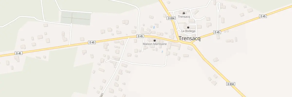 Plan du 97 Bourg à Trensacq