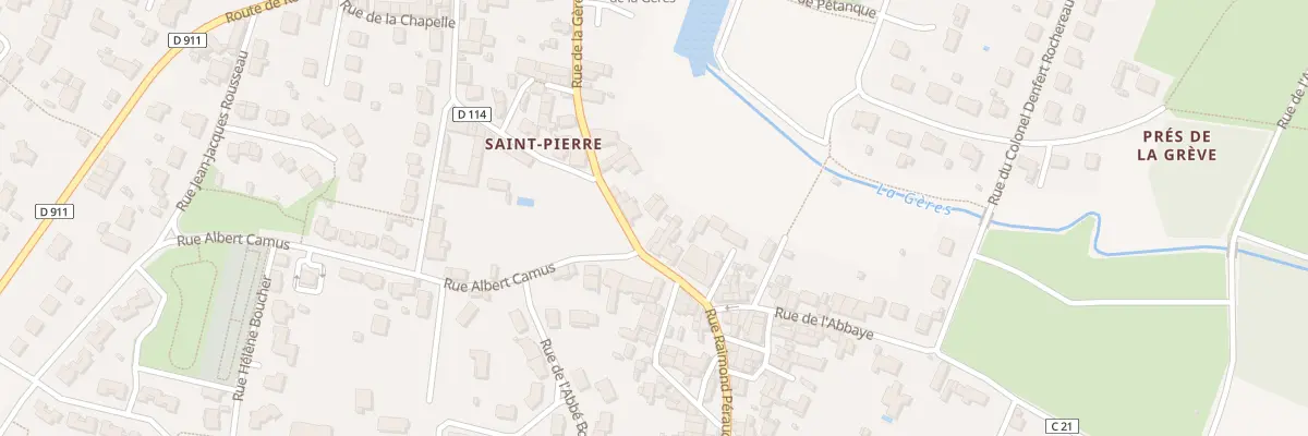 Plan du 22 Rue Raimond Péraud à Surgères