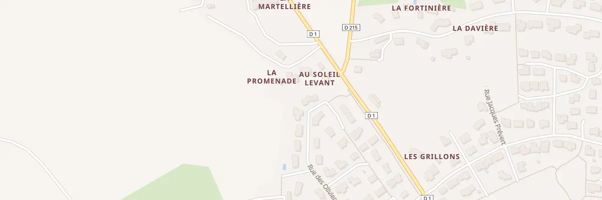 Plan du 23 Rue des Oliviers à La Roche-Neuville