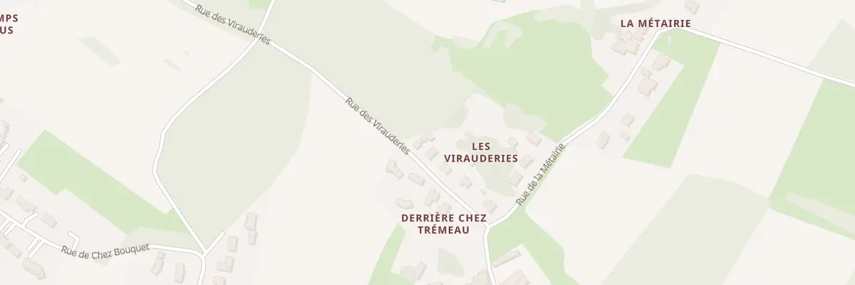 Plan du 19 Rue des Virauderies à Luchat
