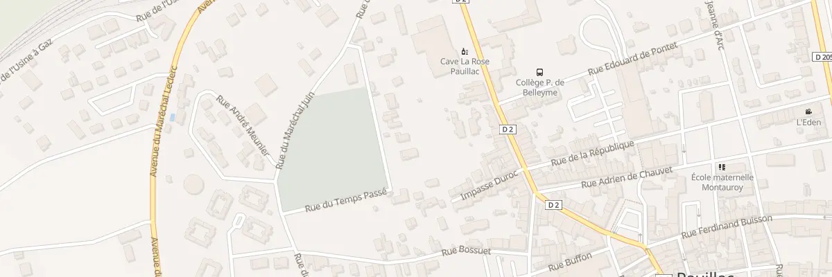 Plan du 11 Rue du Temps Passé à Pauillac