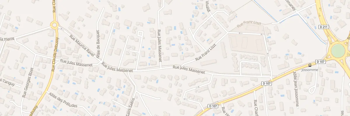 Plan du 9 Rue Jules Massenet à Saint-Médard-en-Jalles