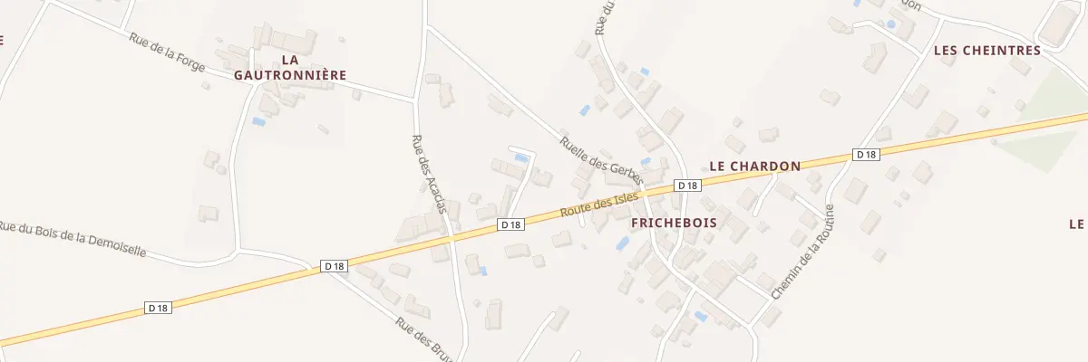 Plan du 30 Rte des Isles à Geay