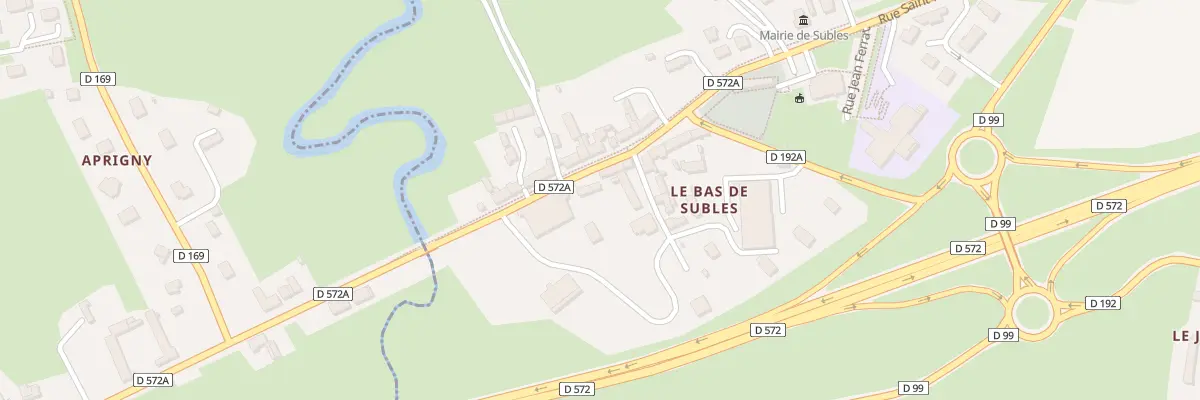 Plan du 1 Rte de Saint-Paul-du-Vernay à Subles