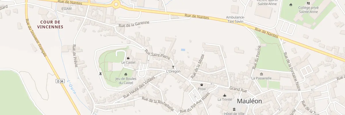 Plan du 4 Rue Saint-Pierre à Mauléon