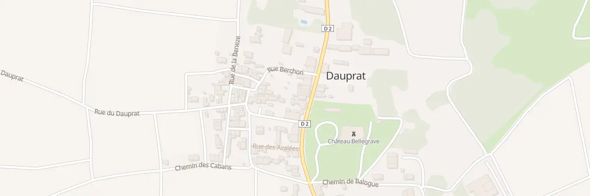 Plan du 23 Rte des Chateaux à Pauillac