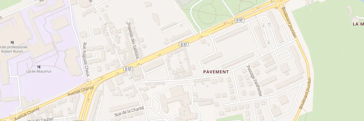 Plan du 134F Av Chanzy à Laval