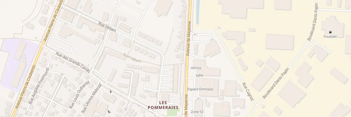 Plan du 85 Av de Mayenne à Laval