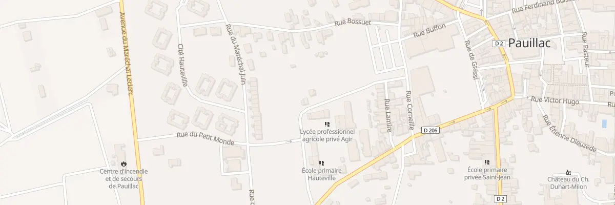Plan du 4 Rue du Petit Monde à Pauillac