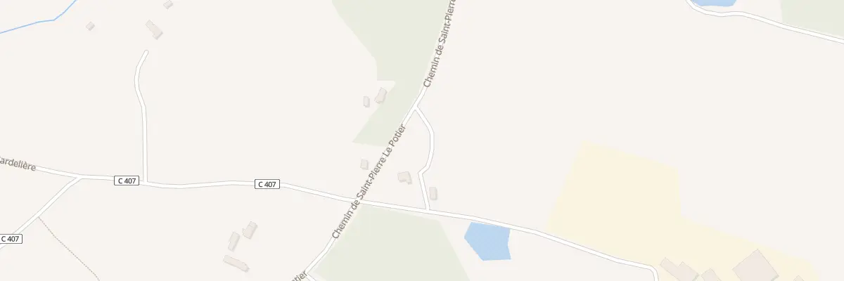 Plan du 235 Che St Pierre Le Potier à Laval