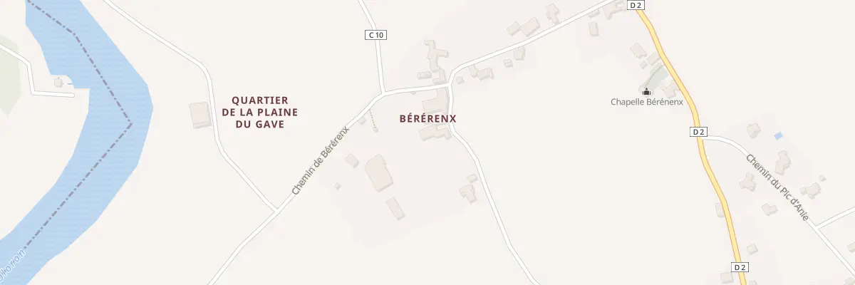 Plan du 14 Che de Bererenx à Navarrenx