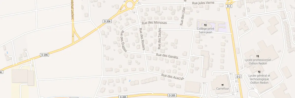 Plan du 12 All des Rosiers à Saint-Hilaire-de-la-Noaille