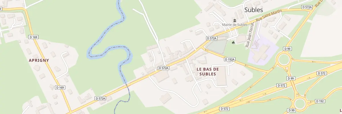 Plan du 7 Rue Saint-Martin à Subles