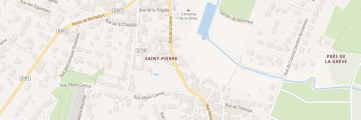 Plan du 14 Rue de la Gères à Surgères