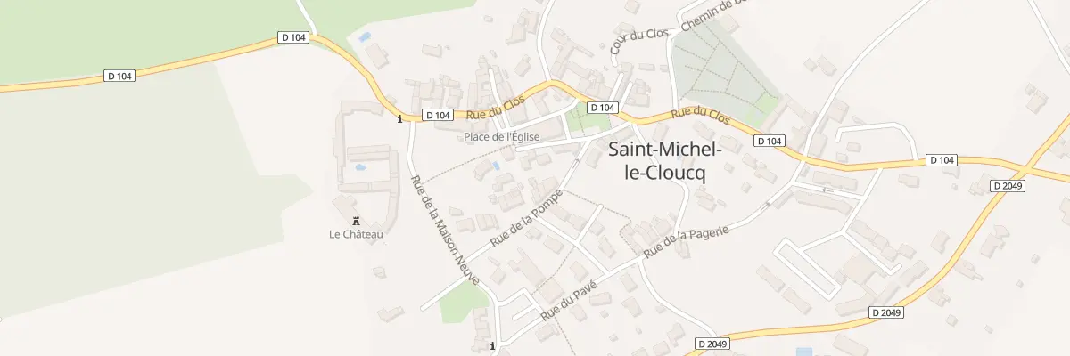 Plan du 17 Rue de l’église à Saint-Michel-le-Cloucq