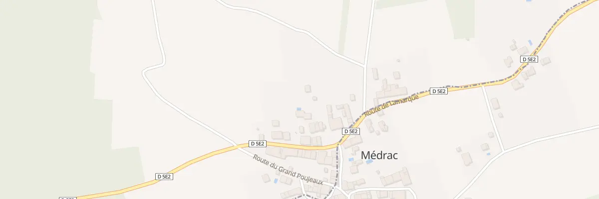 Plan du 9 Rte de Lamarque à Listrac-Médoc