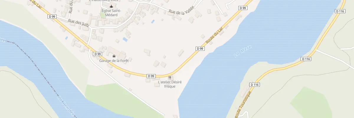 Plan du 18 Rte du Lac à Mervent