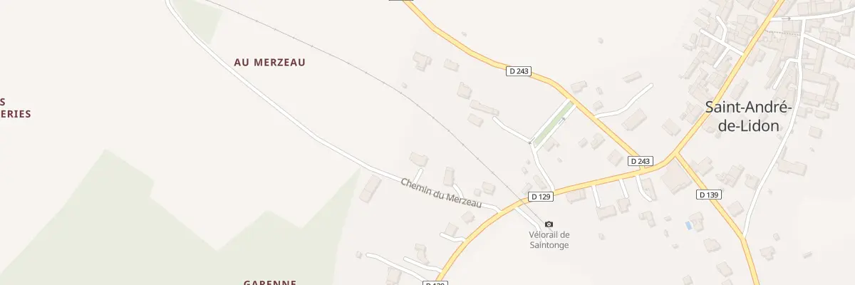 Plan du 10 Che du Merzeau à Saint-André-de-Lidon