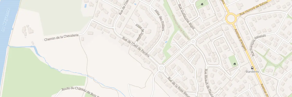 Plan du 3 All des Potiers à Laval