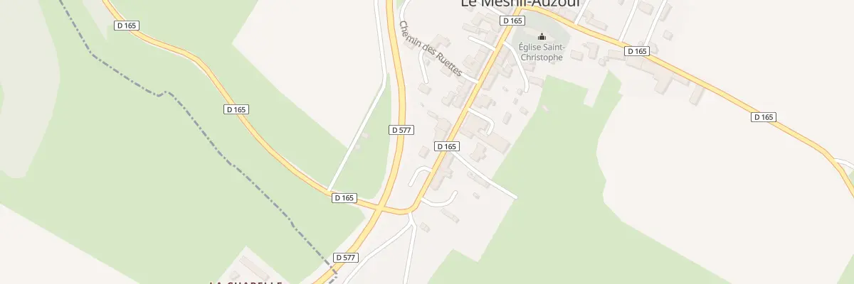 Plan du 25 Rue Basse - Le Mesnil-Auzouf à Dialan sur Chaîne